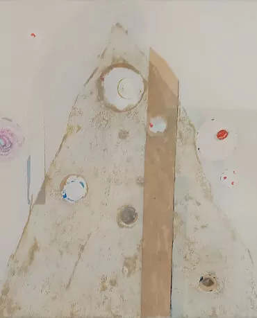 Jorge Lancinha Sem título Técnica mista sobre papel Dimensão: 50x70cm Moldura de faia 2001