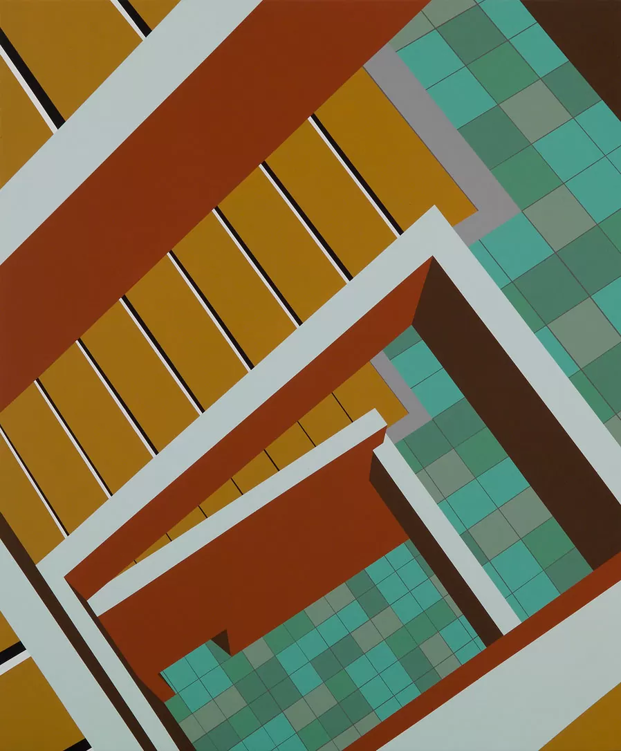 José Lourenço Sem título Acrílico sobre tela Dimensão: 120 x 100 cm 2008