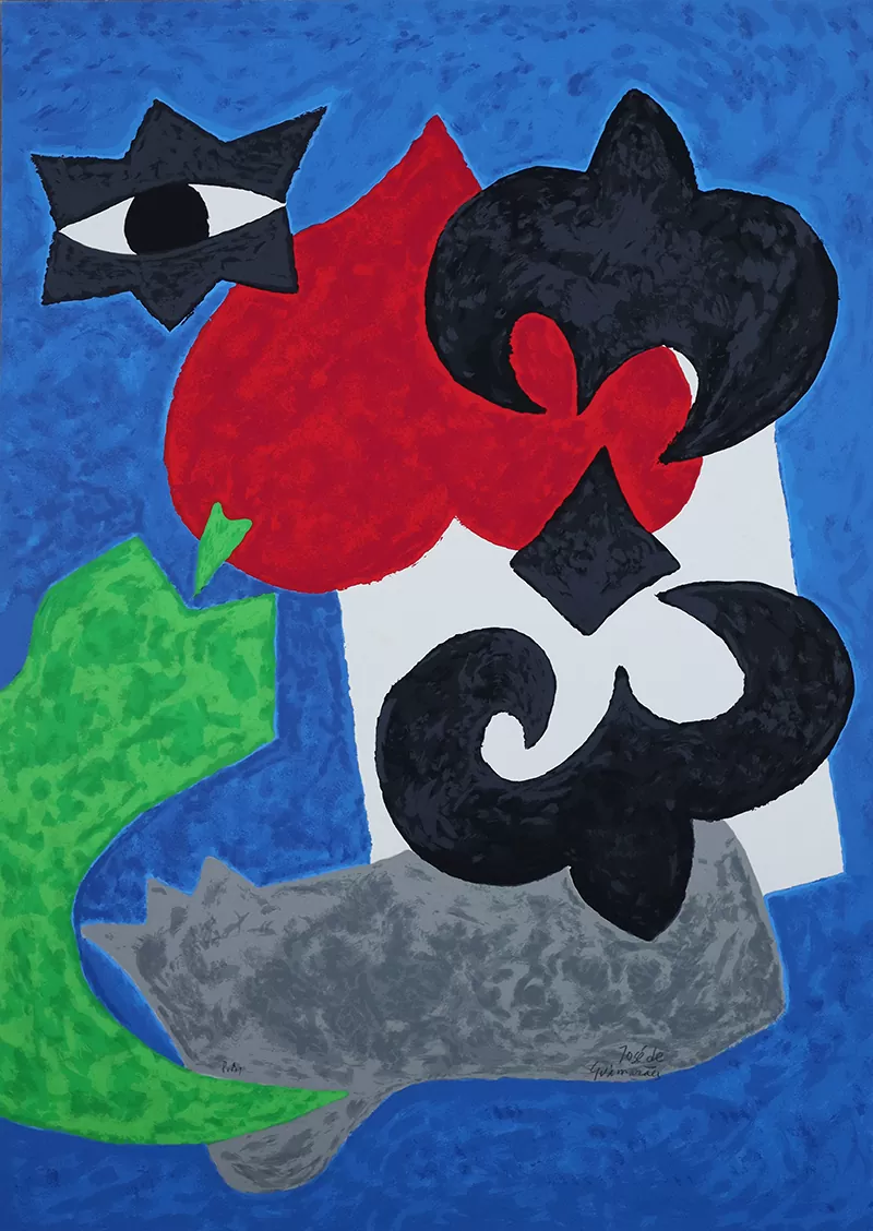 José de Guimarães-s título-serigrafia s papel PA-68x49 cm