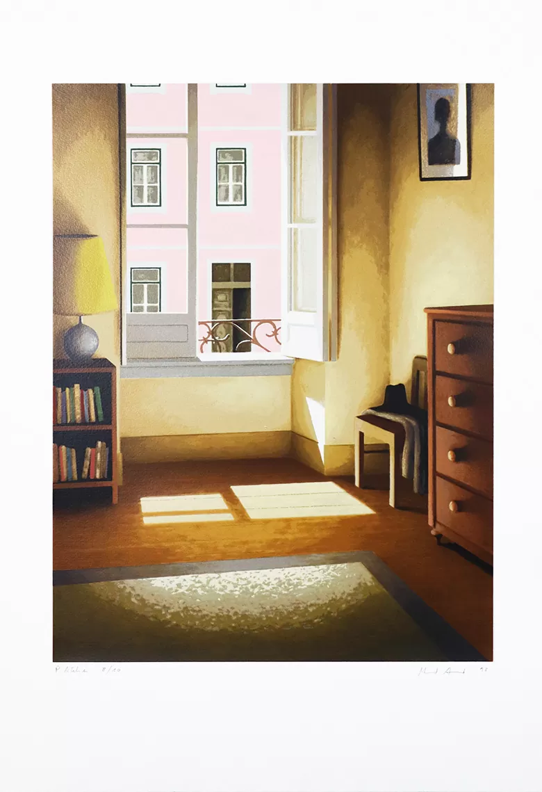 Manuel Amado-Quarto de Fernando Pessoa-serigrafia s papel