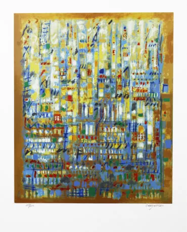 Manuel Cargaleiro-Napoles-srigrafia s papel 139-150