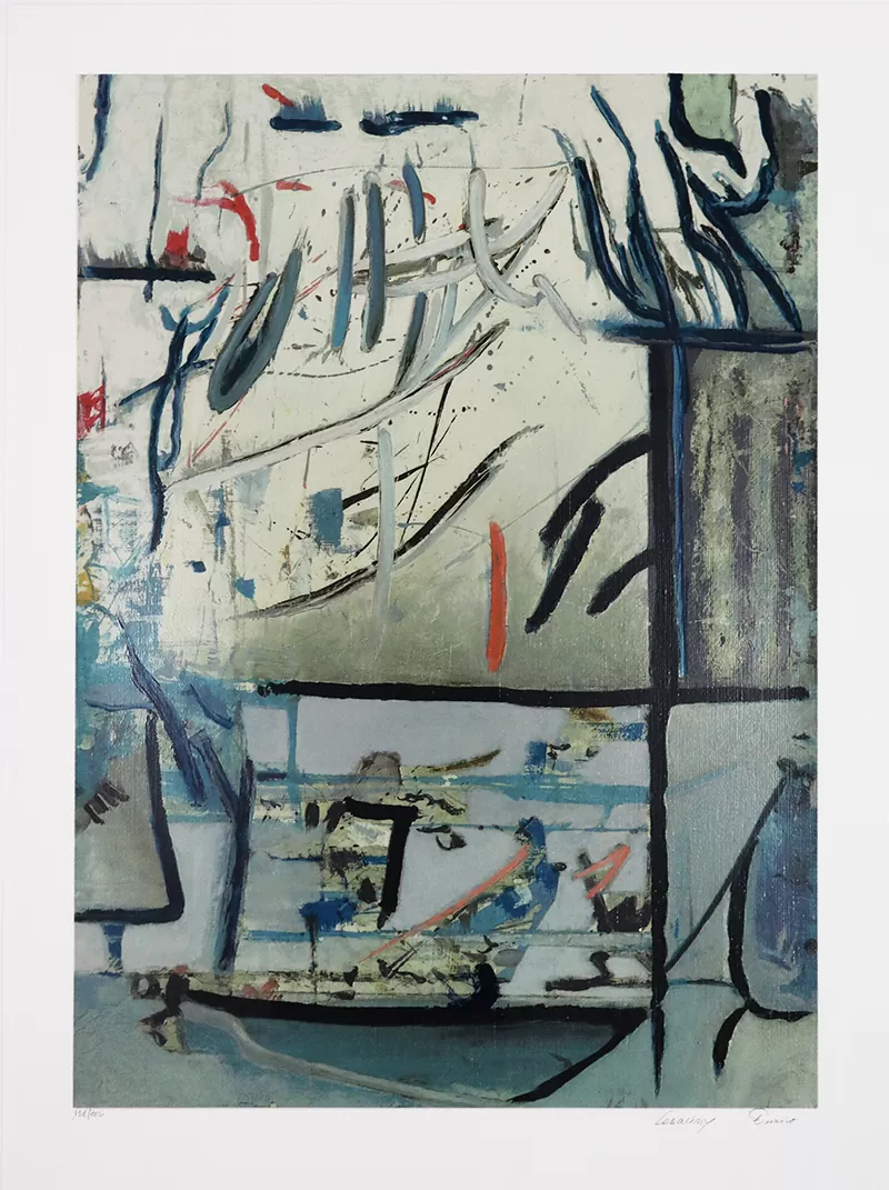 Mário Cesariny e Eurico-s título-serigrfia s papel