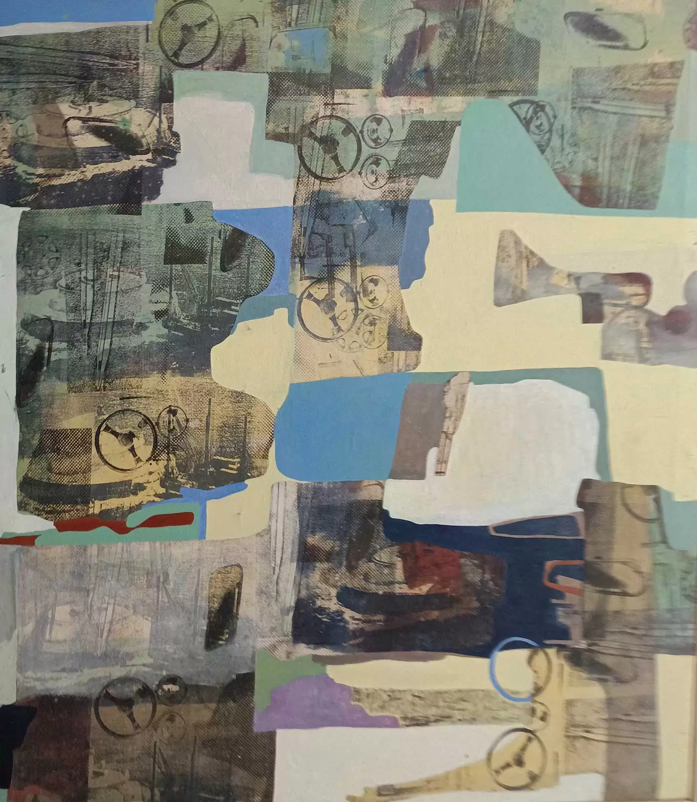 Teresa Almeida e Silva Sem título Técnica mista sobre tela Dimensão: 131 x 121 cm Emoldurado 1990