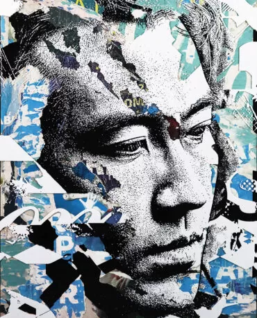 Vhils-Dismantle-Série 2- Dimensão: 100x70 cm. Dr Jorge Alves