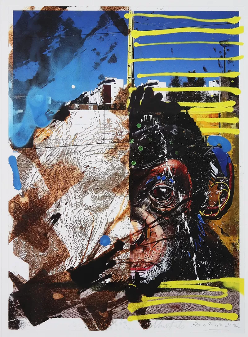 Vhils e Bordalo II-Origin-Serigrafia s papel