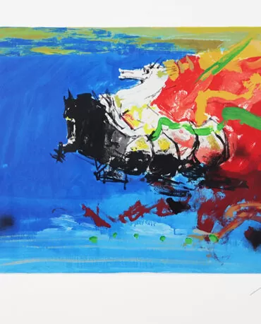 Artur Bual-cavalos-serigrafia s papel HC. 22/25