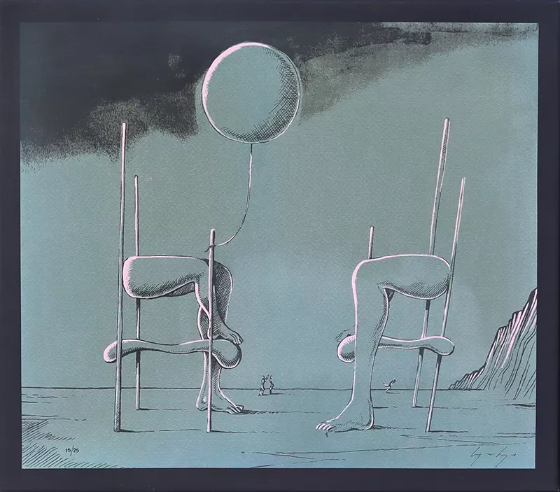 Cruzeiro Seixas - sem título - Giclée fine art sobre tela nº 15/25 - Dimensão: 43,5 x 50 cm