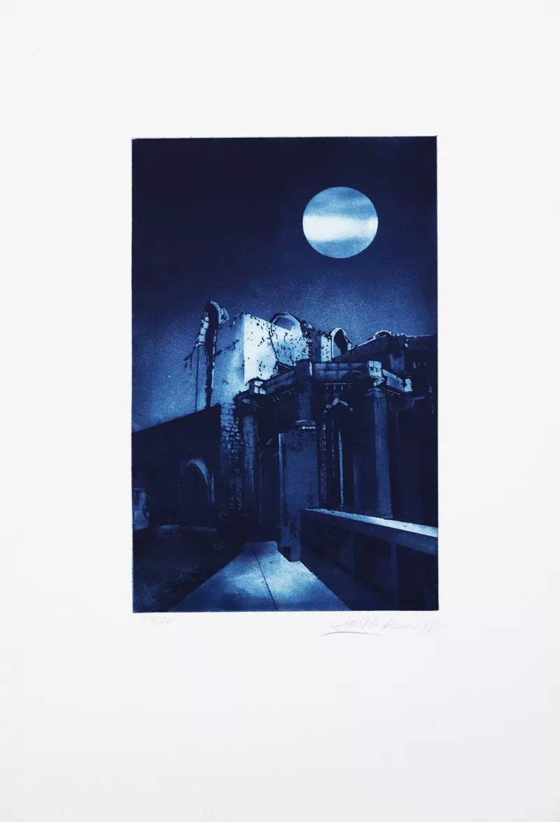 David de Almeida-O Carmo-Água Forte s papel nº 128/135