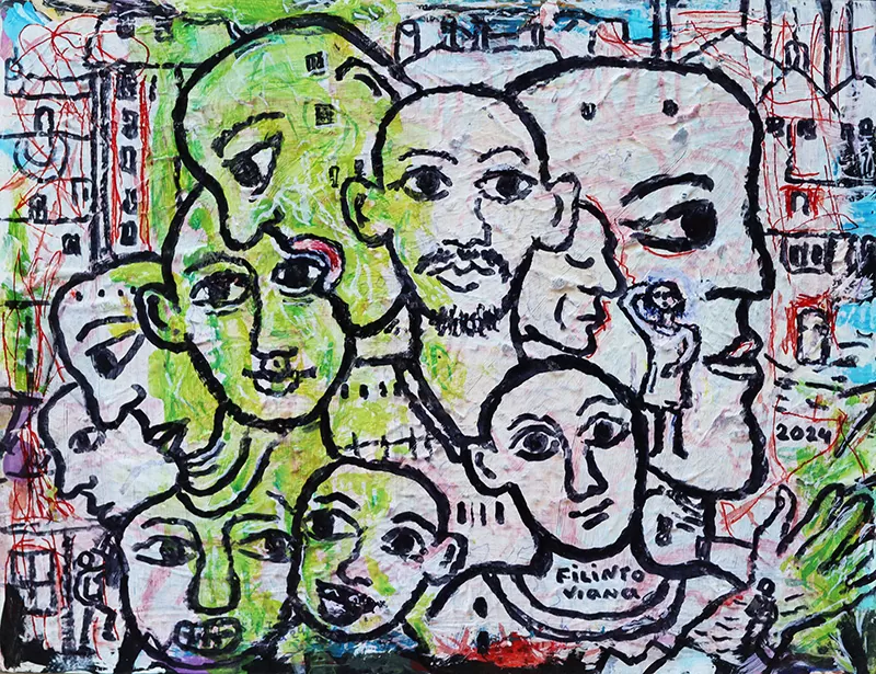 Filinto Viana-s título-acrílico s papel