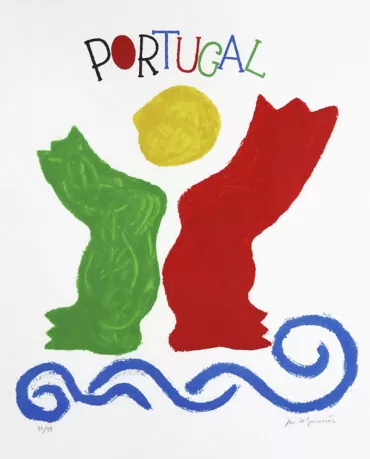 José de Guimarães. Sem Título. Serigrafia sobre papel