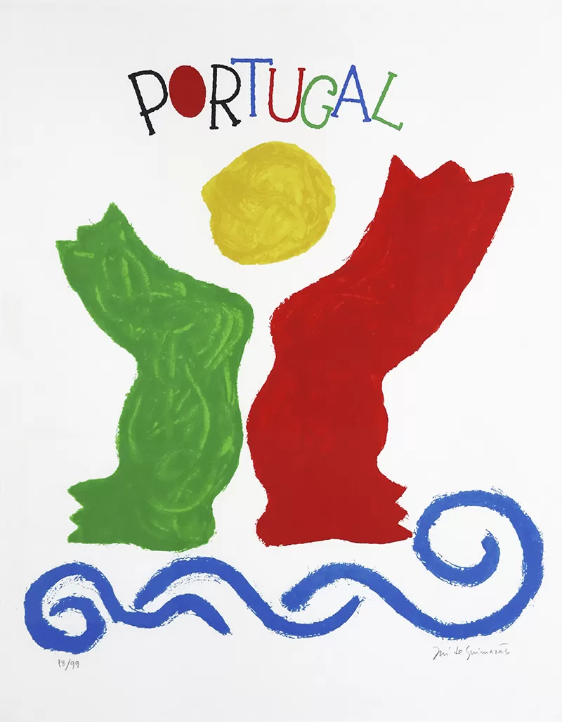 José de Guimarães. Sem Título. Serigrafia sobre papel