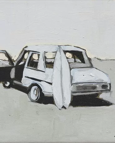 Leonor Saunders - Vibes III- óleo s tela