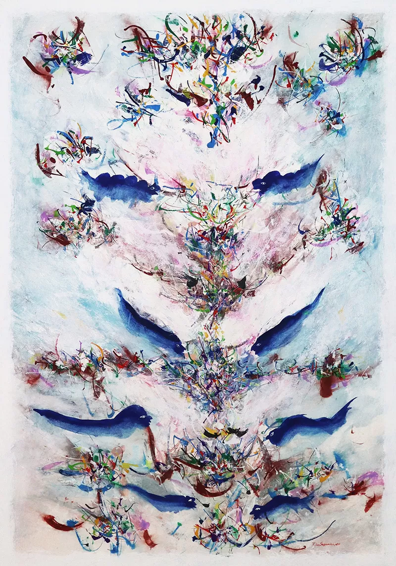 Rico Sequeira-s título-Técnica mista s papel