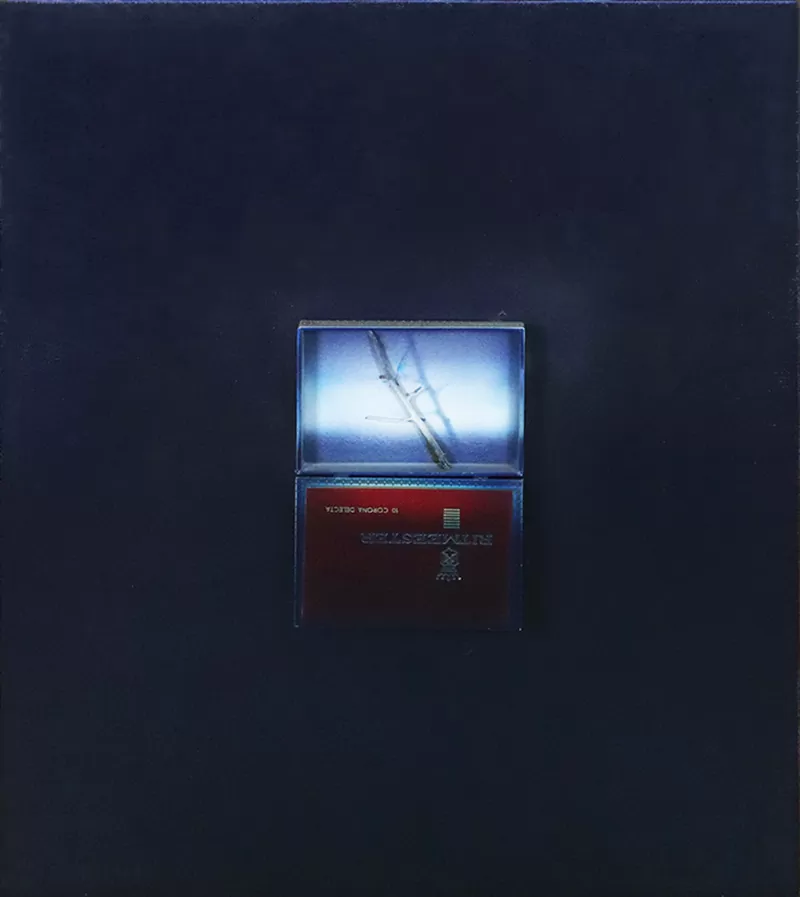 Noronha da Costa - sem título - pintura e colagem sobre tela