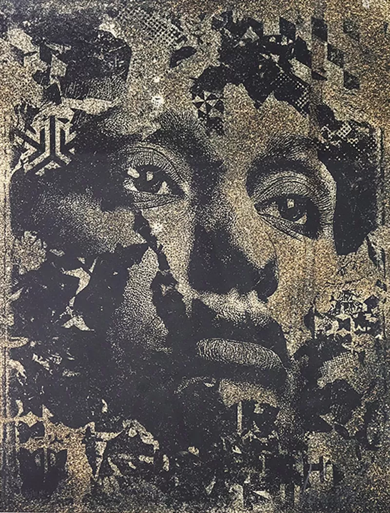 Vhils- ACQUAINT-2 Litografia s papel 5/10 HC