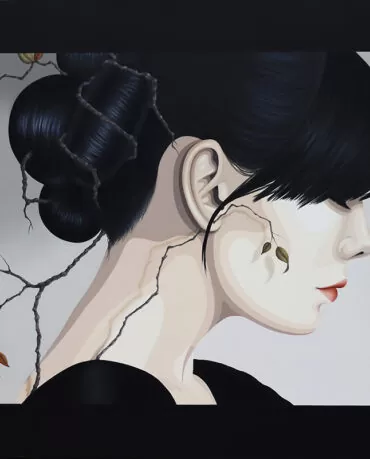 Duma- The Blooming Lady - óleo s tela - Dimensão: 80 x 80 cm-2014