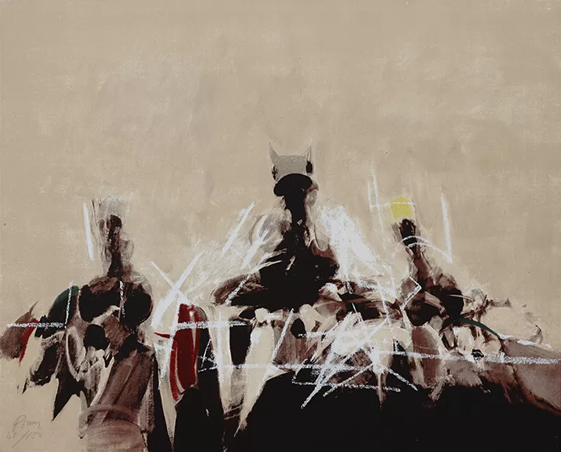 Júlio Pomar, Vicennes, Giclée fine art sobre tela