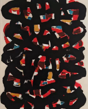 Justino Alves - Formas circulares - Dimensão: 130 x 97 cm-2005