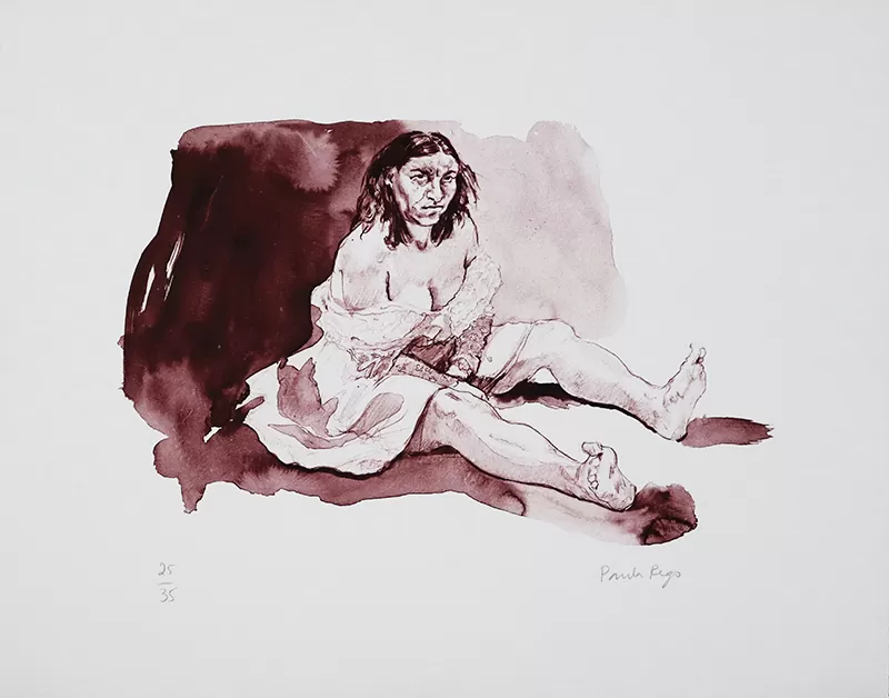 Paula Rego - Bertha - Litografia s papel nº 25/35