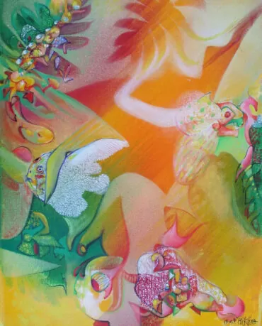 Rik Lina-in-a-leaf-óleo-s-linho-60x50-cm-2003-2.000