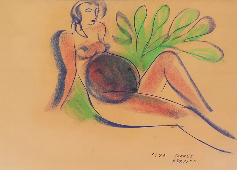 Soares Branco - s título - pastel s pape