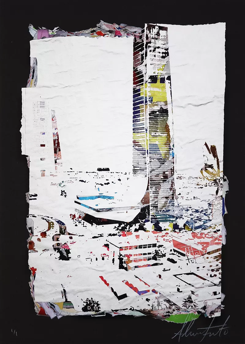 Vhils - Layers - Impressão digital única sobre papel