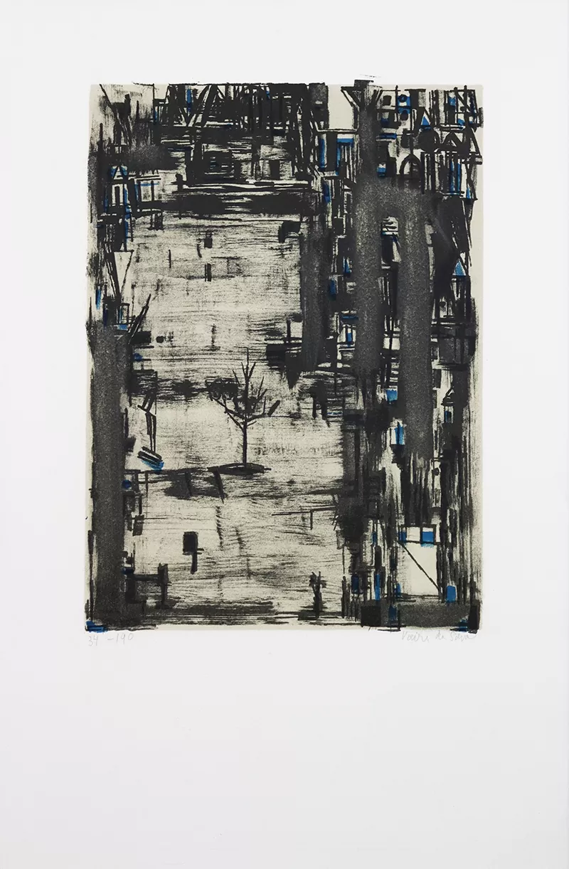 Vieira da Silva-L'Arbre-Litografia s papel